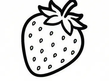 a strawberry with a bow on it.webp